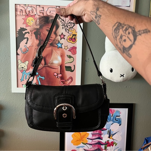 Coach Soho Boho Leather Shoulder Bag F13105 - Picture 1 of 8